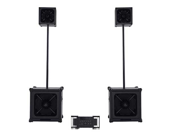 Stereo DVD-CD FM Tower Speakers 500W Stereo DVD-CD FM Tower Speakers 500W