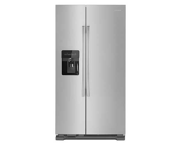 25' Stainless Side-By-Side Refrigerator second view