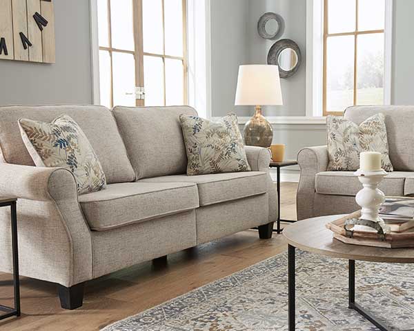 Neutral Sofa With Loveseat
