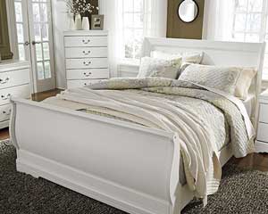 Queen White Headboard