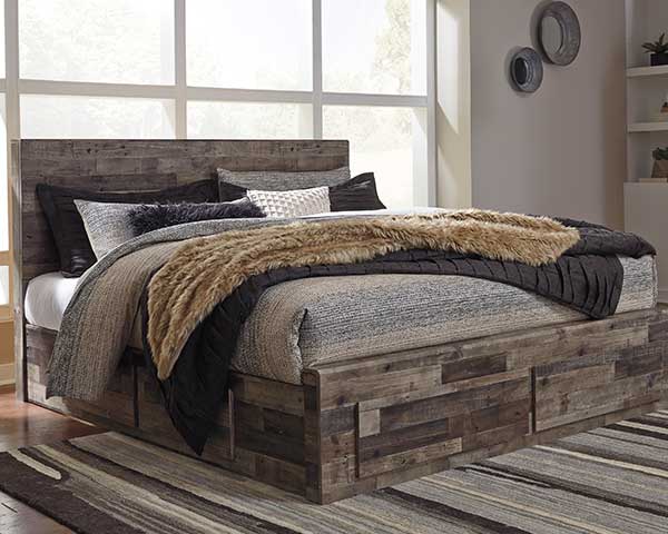 King Storage Bed