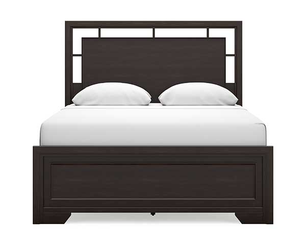 Queen Dark Brown Modern Bedroom Furniture