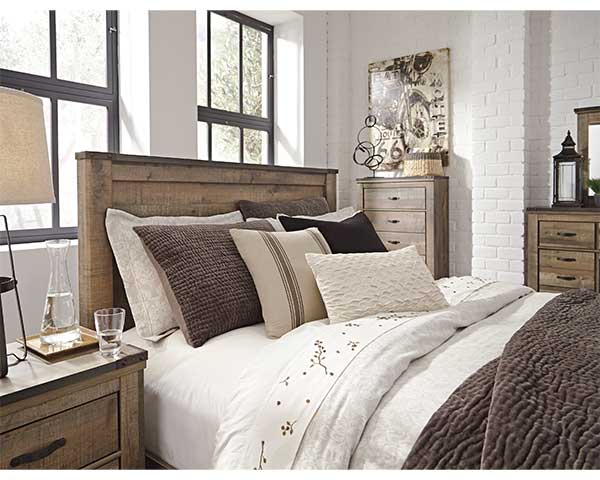 Hb-Fb-Rails Queen Brown second view