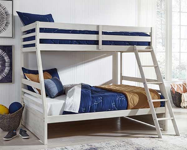 Bunk Bed Twin-Over-Full Wood White