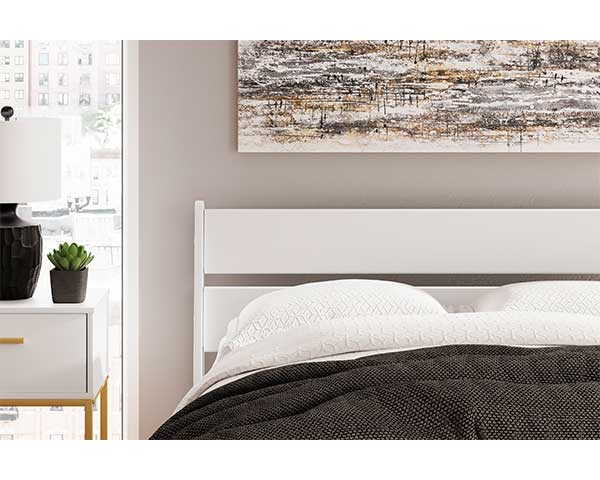 Full Size Platform Bed Two-Tone second view
