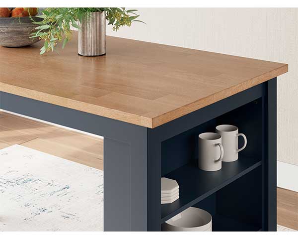 Counter-Height Dining Table With 2 Chairs second view
