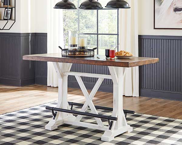Dining Table Set Counter Height With 4 Stools