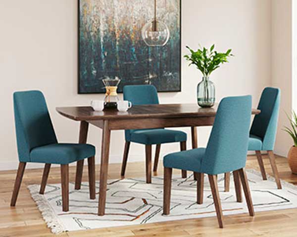 Wood Dining Table With 4 Chairs 