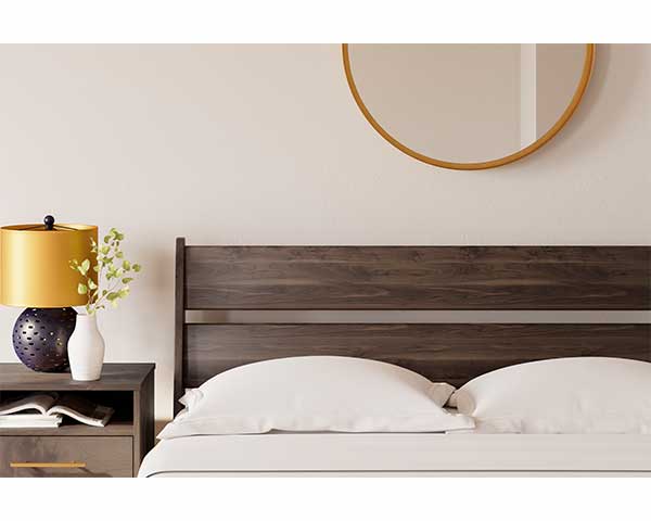 Headboard, Footboard, & Rails Queen Brown second view