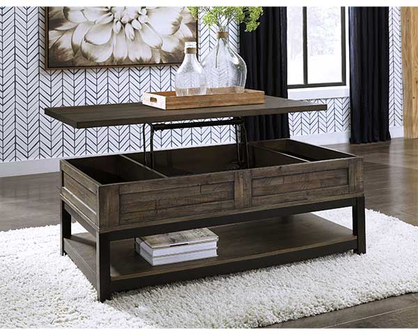 Lift Top Coffee Table Brown second view