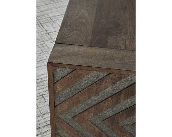 Wood Coffee Table Brown second view