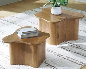 Wood Coffee Table Brown