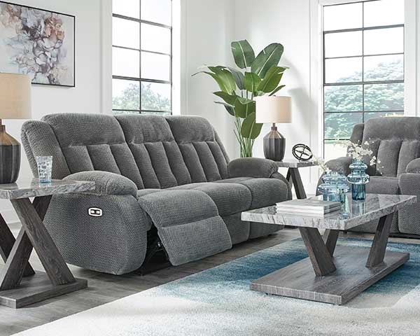 Power Reclining Sofa Steel Power Reclining Sofa Steel