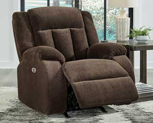 Power Rocker Recliner Chocolate