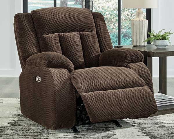 Power Rocker Recliner Chocolate