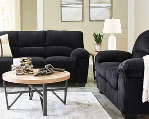 rent to own Onyx Black Rocker Recliner in Lawrence, KS