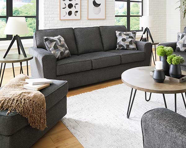 Slate Grey Sofa With Chair