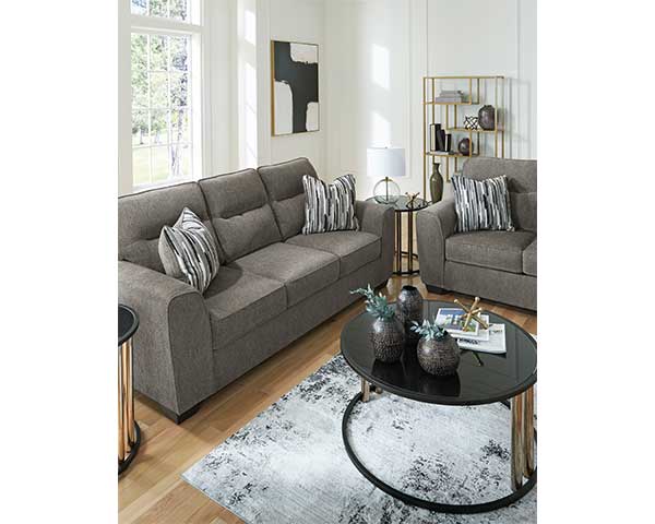 Graphite Gray Sofa Couch second view