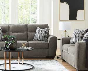 Graphite Gray Sofa Couch furniture Ottawa KS