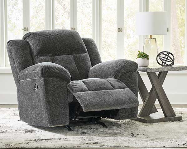 Graphite Gray Rocker Recliner