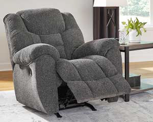 rent to own Charcoal Rocker Recliner in Lawrence, KS