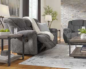 rent to own Charcoal Sofa That Reclines in Lawrence, KS