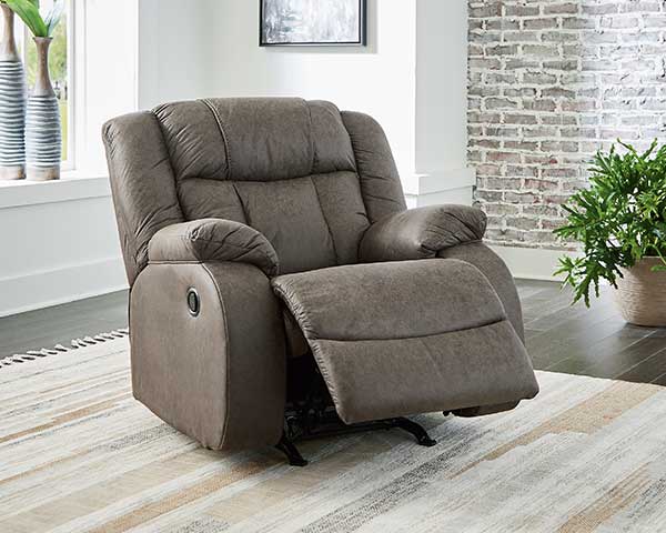 Power Rocker Recliner Dark Brown