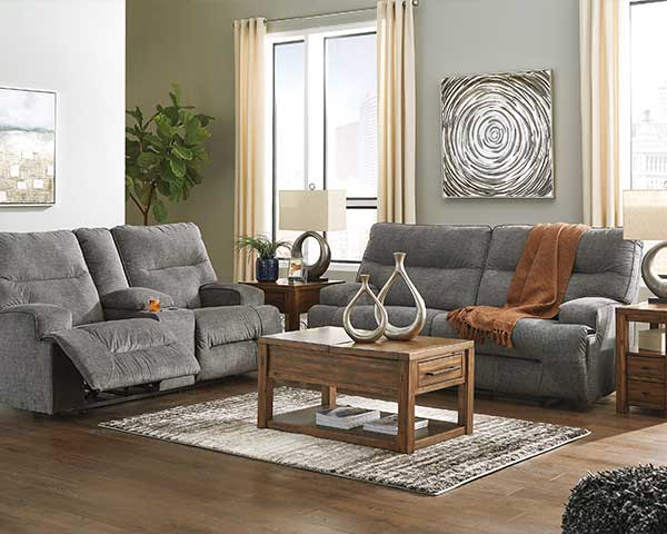 Sofa With Loveseat Living Room Furniture Set