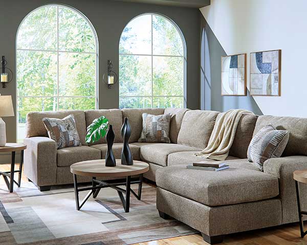 Sectional Couch Hemp second view