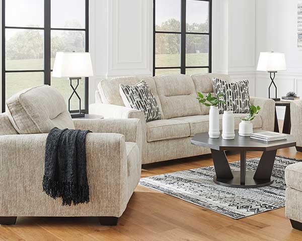 Sofa With Chair Light Tan