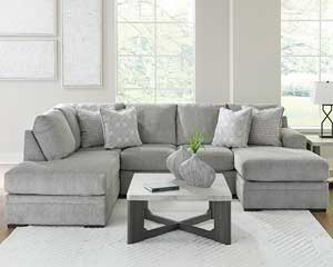 Sectional Sofa 2 Piece Cement
