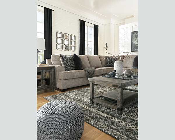 Sectional Couch 2 Piece Stone second view
