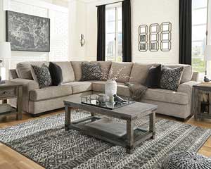 rent to own Sectional Couch 2 Piece Stone in Lawrence, KS