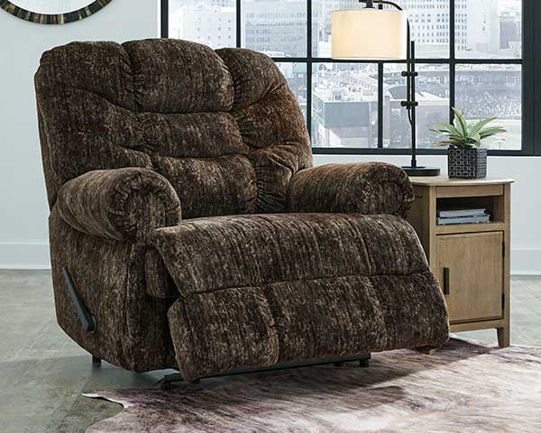 Oversized Heavy-Duty Recliner Chocolate