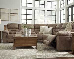 Power Sectional That Reclines 3 Piece Fossil