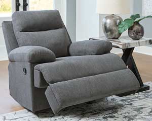 rent to own Charcoal Rocker Recliner in Lawrence, KS.