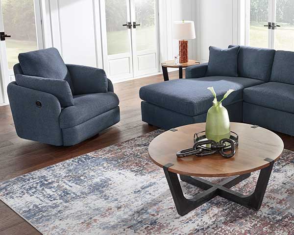 Swivel Glider Recliner Ink second view