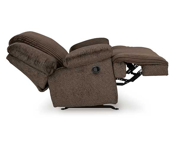 Chocolate Brown Recliner Rocker second view