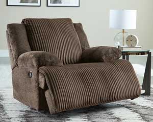 rent to own Chocolate Brown Recliner Rocker in Lawrence, KS.