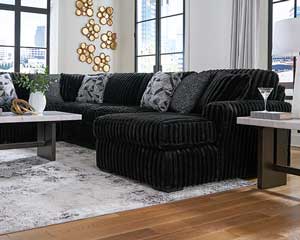 Black Sectional 4 Piece