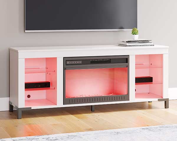 60" White Fireplace TV Stand 60" White Fireplace TV Stand
