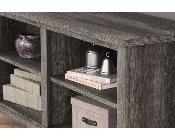 48" Corner TV Stand Grey second view
