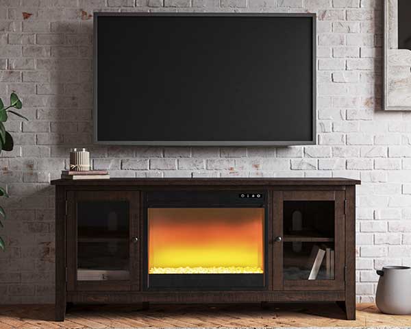 image of electric fireplaces tv stand