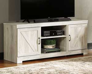 63" Whitewash TV Stand