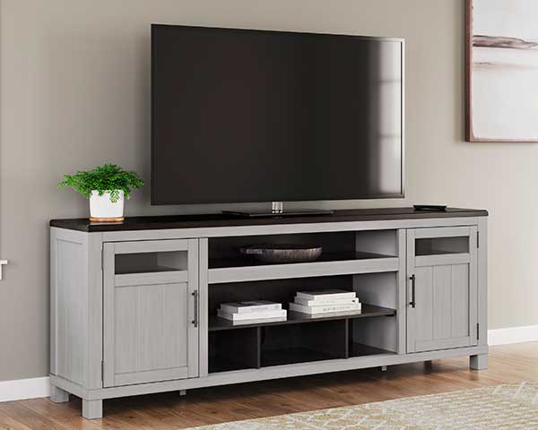 72" TV Stand Dark Brown