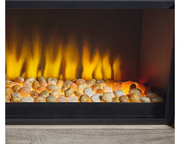 92" Fireplace TV Stand Gray second view