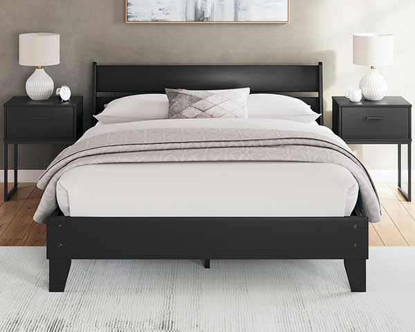 Platform Bed Queen Black Platform Bed Queen Black