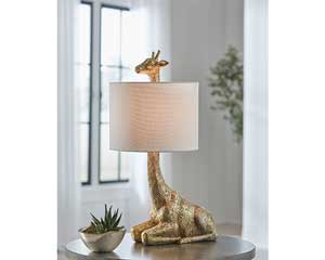 Gold Giraffe Table Lamp