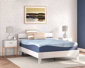 King Memory Foam Firm Mattress 12"