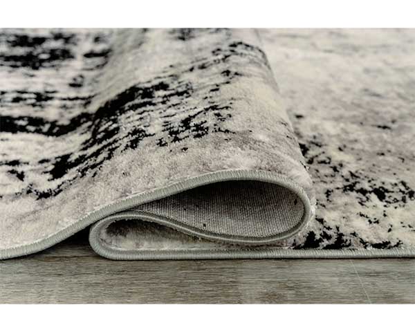 Area Rug 8' X 10' Black-Cream-Gray second view